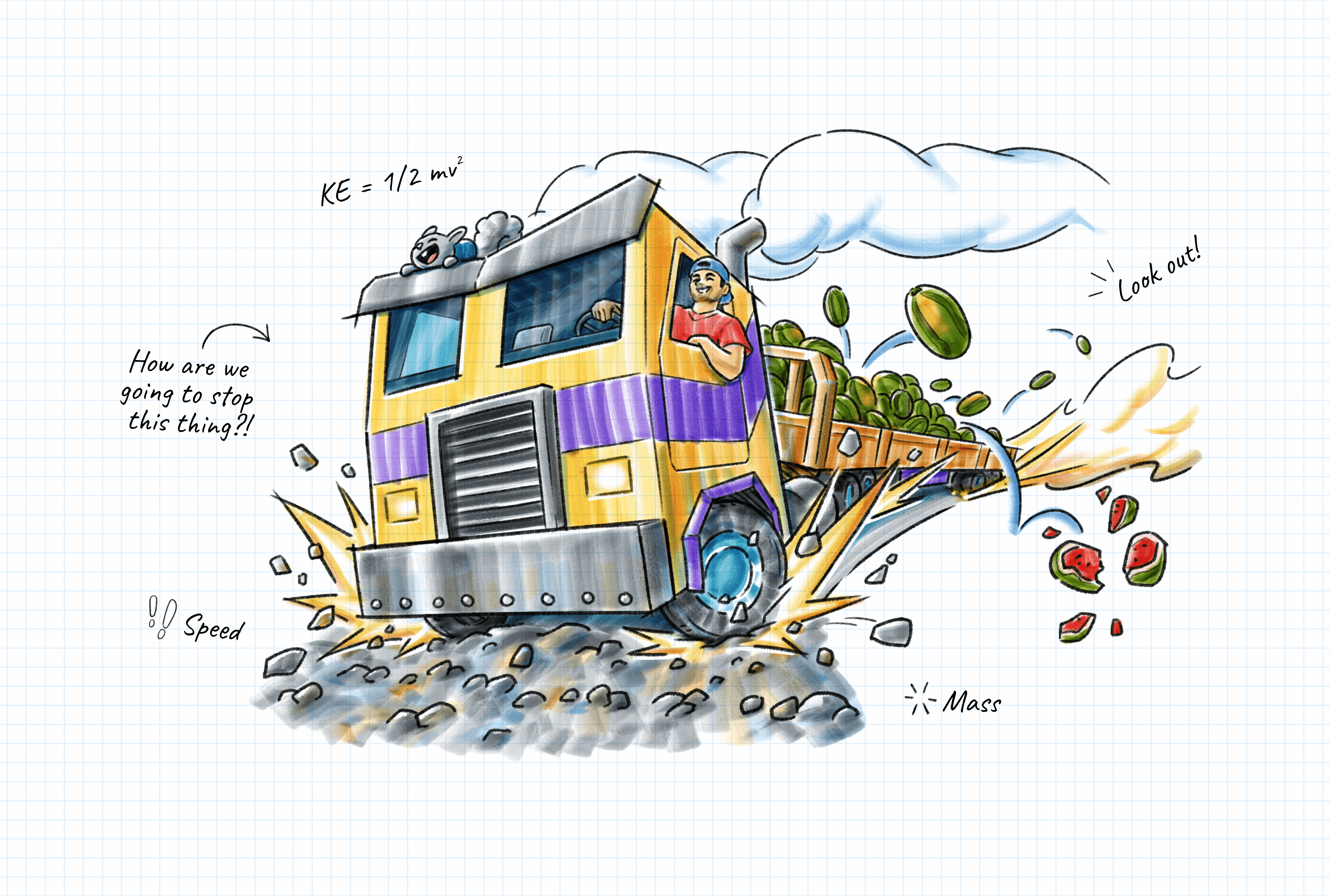 Rocks vs. Big Rigs